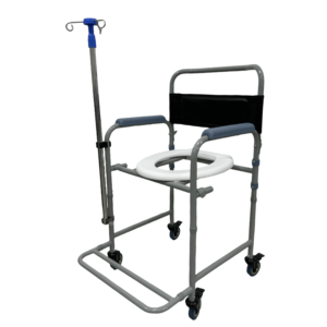 CA605 Factory Direct Bathroom Safety Equipment Stable Safe Handicapped Bath Toilet <b>Chair</b> with <b>Wheels</b> for Medical Care Elderly - Product Image 2