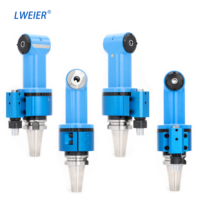 Tête de fraisage latérale miniature anti-interférence LWEIER BT40, design léger de 6,5 kg, angle de recul à grande vitesse