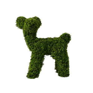 Árbol artificial de plástico para paisajismo de jardín, con diseño de animales de simulación, pequeño, verde, para parque, exterior, creativo, para conejos y perros - Product Image 4