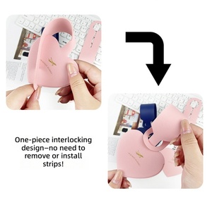 Zonyin Heart PU Leather Luggage Tag Custom Luggage Tag Personalized Luggage Tag Travel Luggage Tags for <b>Suitcase</b> - Product Image 6
