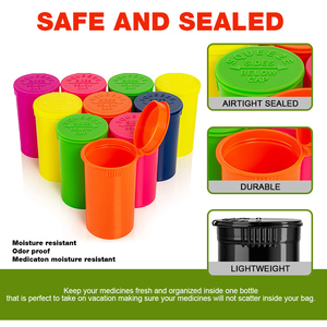 HEMPACKA 13D 19D Biểu Tượng Tùy Chỉnh Pill Stash Bản Lề Nắp Chai Nhựa <span class=keywords><strong>Pop</strong></span> <span class=keywords><strong>Top</strong></span> Lọ Container - Product Image 6
