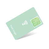 Tarjeta de Reseñas de Google de PVC, Diseño Personalizado, Tarjeta NFC para Compartir en Redes Sociales, Impresión Offset, Laminación, Corte, Duradera