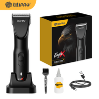 Cortadora de Pelo Profesional para Perros LILIPRO EagleX A5, Silenciosa, Eléctrica, de Alta Potencia, Kit de Recortadora para Mascotas, Producto Inalámbrico para el Cuidado de Caballos