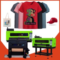 Printer Okai A3 Dtf Cmyk Ink Direct to Film dengan Printer Inkjet XP600 I3200 Mesin Cetak Printer Dtf
