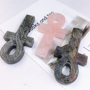 Fournisseur de cristaux en gros Quartz clair Sculpture Artisanat Collection Bijoux Cristal Baguette <span class=keywords><strong>Point</strong></span> - Product Image 4