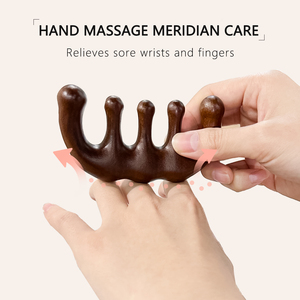 Kit kesehatan Cina Tradisional Sandal kualitas tinggi sisir rambut kayu sisir kulit kepala pijat tubuh kantong pemijat akupunktur sisir stimulasi - Product Image 3