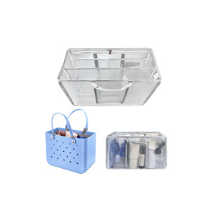 <b>Beach</b> Bag Organizer Inserts for XL Bogg Bag <b>Accessories</b> Original XL Lightweight Mesh Insert Divider Pouch Organizing Rubber Tote - Product Image 1