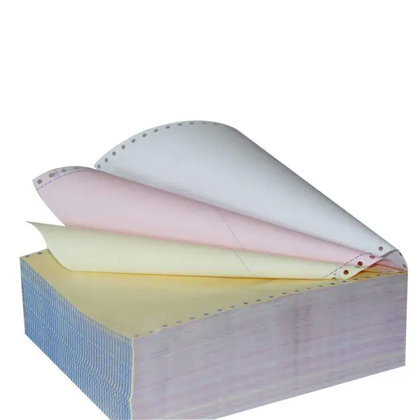 CB CFB CF 48-80g pâte de bois vierge papier sans carbone/papier ncr en bobine et feuille de papier à billets