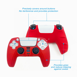 Silicone bảo vệ da Grip Bìa trường hợp đối với PlayStation 5 ps5 Dualshock trò chơi điều khiển - Product Image 6