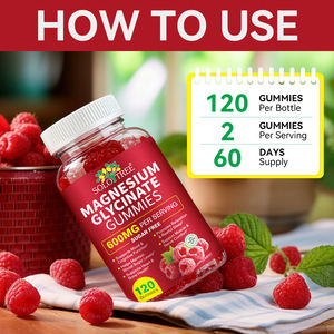 Cápsulas de Glicinato de Magnesio con Extracto de Plantas Solotree, Suplemento de Glicinato de Magnesio Puro y Natural, Gomitas de Glicinato de Magnesio - Product Image 6