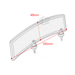 Accesorios de motocicleta CNC, pegatina de soporte de matrícula frontal para <span class=keywords><strong>VESPA</strong></span> SPRINT PRIMAVERA 125 150 GTS 125 250 300 S150 - Product Image 6