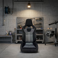 1039RTF Carbonfaser-Rennsitz Stoffbezogene Spielsimulator-Sitze für Modifizierte Autos Verbessertes Rennerlebnis