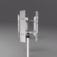 Éolienne à axe vertical commerciale à levitation magnétique, 5 pales, énergie libre pour usage domestique, faible régime