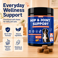 BeiYuan Pet Hip Joint Soft Chews, complément alimentaire pour la mobilité et la santé digestive, glucosamine, probiotiques, haute palatabilité pour chats, OEM