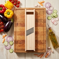 Professionele mandoline-snijder van hotelkwaliteit, 5 mm batonnet-snijmes, brede mes voor uien, aardappelen en groenten, keukenhulpje