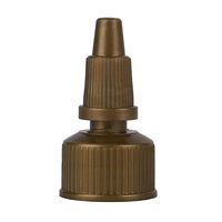 24mm 20/410 capuchon de bec rabattable bouchons de compte-gouttes à presser bouchons en plastique à verrouillage par torsion bouchons supérieurs de buse