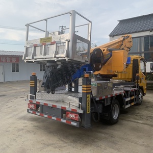 HOWO 4x2 rhd/LHD 45M Telescopic Boom + sawtooth bùng nổ trên không làm việc nền tảng | 220V onboard Ổ cắm điện | Cab kép - Product Image 4