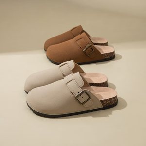 2026 New Arrival Women's Toe Covering <b>Half</b> Platform Comfortable Breathable <b>Slip</b>-on Casual Retro for Sandals for Autumn - Product Image 3