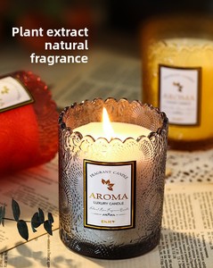 Bougie parfumée artisanale en cire de soja dans un bocal en verre cylindrique, sans fumée, infusée aux huiles essentielles, parfum tubéreuse - Cadeau d'anniversaire, décoration d'intérieur - Product Image 6