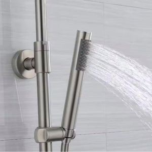 Juego de Grifería para Ducha de Acero Inoxidable Multicolor Personalizado, Montado en la Pared, con Doble Manija, Mezclador de Agua Fría y Caliente - Product Image 3