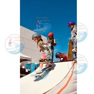 Rampe de skate gonflable certifiée CE |   Halfpipe pliable portable avec pompe à air - Product Image 5