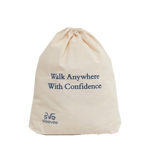 Sac à poussière en coton de couleur naturelle pour sacs à main avec logo personnalisé - Product Image 1