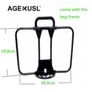 AGEKUSL impermeable bicicleta delantera portador plegable bicicleta mochila cesta <span class=keywords><strong>para</strong></span> <span class=keywords><strong>Brompton</strong></span> Royale Pikes bicicleta bolsas delanteras - Product Image 5
