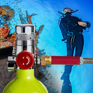 Trong kho xách tay đôi 1.0 lít Mini Scuba Diving thiết bị phổi Tank Diving bể không khí 300 Bar - Product Image 5