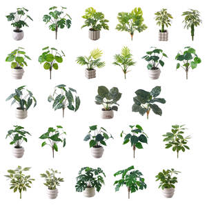 Plantas Verdes Artificiales en Maceta, Estilo INS, Flores Artificiales, Flores Falsas, Plantas Verdes, Decoraciones para Bodas, Artesanías de Fábrica - Product Image 5