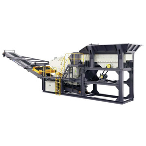 Planta de Trituración Móvil de Mandíbulas de Alta Eficiencia Bibo, Trituradora de Piedra Primaria, Motor AC, Capacidad de 1-3t/h, 1 Año de Garantía - Product Image 1