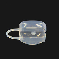 Hygiène Sécurité Bébé Produit Bébé Anneau De Dentition Sucette Boîte En Plastique Factice Sucette Cas Bébé Accessoire