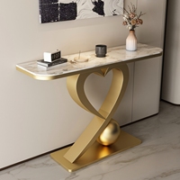 Table d'angle et console multifonctionnelle en dalle de roche de style italien de luxe léger, style moderne et minimaliste