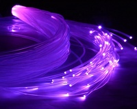 Cable de Fibra Óptica PMMA de 1.5mm 700m/Rollo con Extremo Brillante para Decoración de Iluminación de Techo, Luz de Fibra Óptica