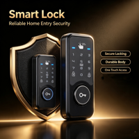 Kunci Pintu Pintar Sidik Jari Biometrik Kartu RFID Tanpa Kunci Sistem Kontrol Akses Keamanan Rumah Elektronik Remote Wi-Fi
