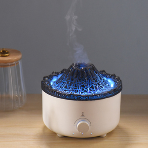 Practical Portable Wireless Volcano Humidifier Jellyfish Cold Mist Aroma <b>Diffuser</b> Remote Control Household Essential <b>Oil</b> US USB - Product Image 1