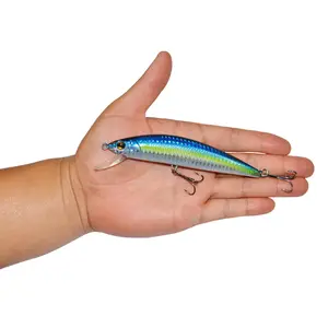 Afishlure बिग छोटी मछली मछली पकड़ने के आकर्षण 40g 120mm प्लास्टिक मुश्किल चारा सुपर Crankbait डूब पेंसिल पॉपर Hardbait कृत्रिम Minnows