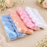Koleksi Warna Pita Organza Fishtail untuk Pembungkus Bunga, Kemasan Hadiah, Pernikahan, dan Kerajinan DIY