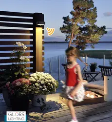 <span class=keywords><strong>aplique</strong></span> de  <span class=keywords><strong>pared</strong></span> <span class=keywords><strong>solar</strong></span> con sensor para exteriores, decoración de jardín, patio, hogar, impermeable, luminosa - Product Image 2