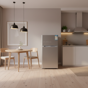 Congelador Termoeléctrico Portátil de Acero Inoxidable, <span class=keywords><strong>Refrigerador</strong></span> con Congelador Superior para Uso Doméstico y Hotelero, Estándar US/UK, 128L, A++ Energía - Product Image 3