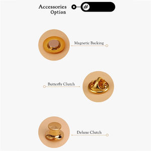 Pin de Solapa Personalizado con Bandera de Qatar en Metal Dorado y Resina Epoxi - Product Image 5