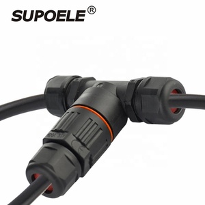 IP68 T Typ Wasserdichte Steck verbinder CDF-200/3T 3pin Anschluss kasten Klemmen blöcke für 0,5 bis 4 mm2 Kabel konfektion - Product Image 2