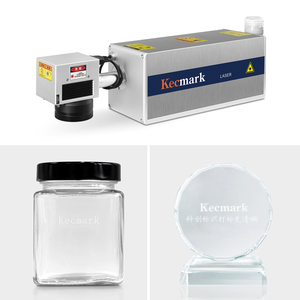 Machine de marquage laser CNC <span class=keywords><strong>HANTEN</strong></span> pour bouteilles d'eau, marquage de bouchons de bouteilles, 20W, 30W, 50W - Product Image 1