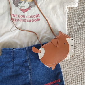 Cute Toddler Girls Cartoon Animal Dog <b>Wallet</b> Crossbody Bag Small Animal Shaped Leather Coin Purse for <b>Kids</b> - Product Image 2