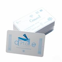 Tarjeta de Visita de PVC de Lujo Resistente al Agua con Tecnología RFID/NFC, Personalizable para Pagos y Membresías de Hotel, Gran Venta