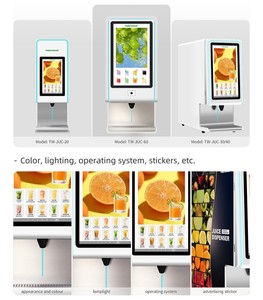 Distributeur <span class=keywords><strong>de</strong></span> boissons TWBEVERAGE avec système Wi-Fi IoT commercial, <span class=keywords><strong>machine</strong></span> <span class=keywords><strong>à</strong></span> jus et sirop avec grand écran tactile LED - Product Image 3