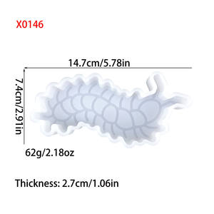 Molde de Resina de Silicona Hecho a Mano Kingnoo, Forma Irregular, 1 Pieza, Estilo DIY, Adornos Decorativos, Herramientas para Pasteles, en Stock, Hebei - Product Image 5