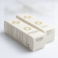 Boîte de cosmétiques et de parfum recyclable conçue sur mesure Emballage en carton de savon pour cosmétiques Boîtes en papier avec gaufrage et texture
