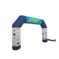 Arche gonflable hermétique de porte d'arche de logo personnalisé de vente chaude pour la publicité de course