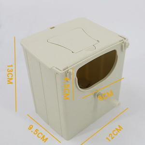 Gabbia per Uccelli <span class=keywords><strong>di</strong></span> Alta Qualità, Casetta per Uccelli Bianca, Scatola per Riposo e Riproduzione <span class=keywords><strong>di</strong></span> Pappagalli e Piccioni, Nido Durevole in Plastica per l'Allevamento <span class=keywords><strong>di</strong></span> Uccelli Domestici - Product Image 2