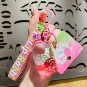Creative Cartoon Swing Rabbit Key Chain Student <b>Bag</b> Pendant Personalized Fashion Quicksand Car Key Pendant Small <b>Gift</b> - Product Image 4
